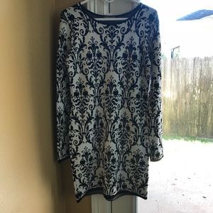 iman Marcus Women's Floral-Print Knit Sweaterdress